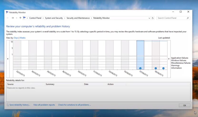 Reliability Monitor